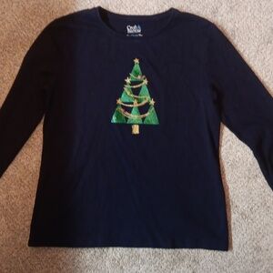 Long sleeved Christmas tree shirt
